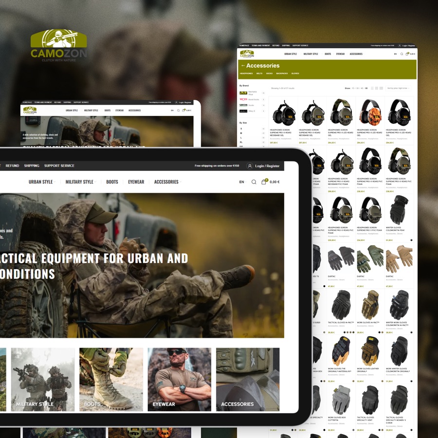 Camozon website