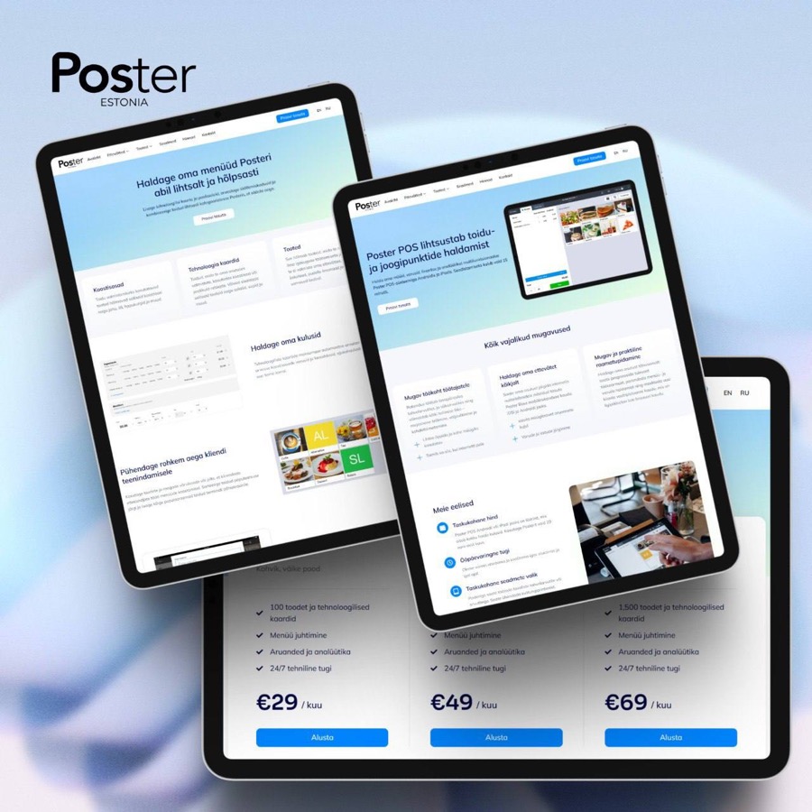Poster POS website