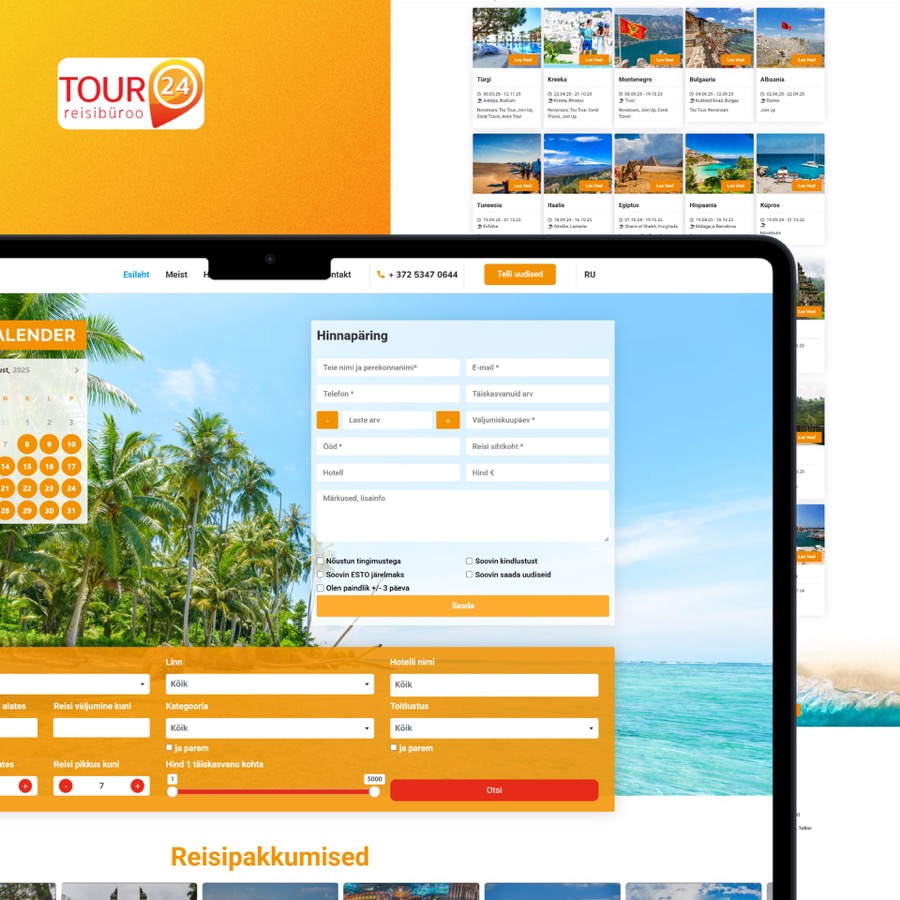 TOUR24 website